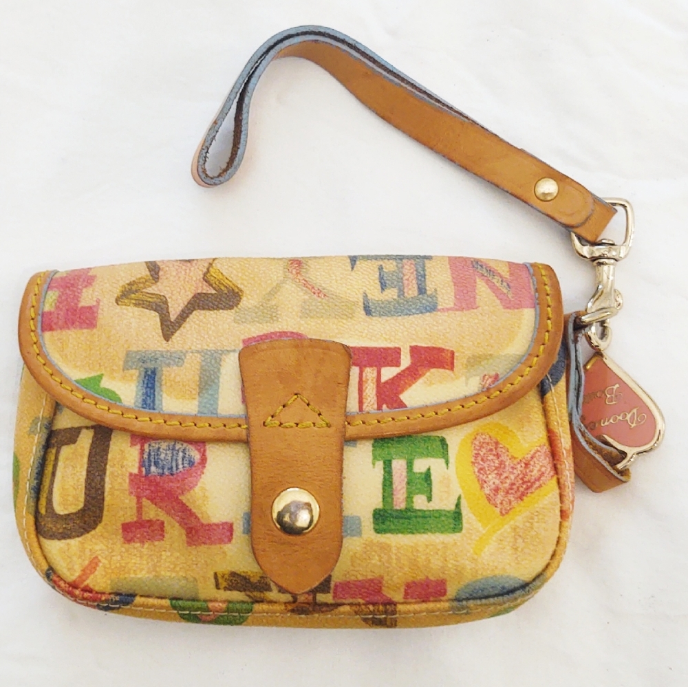 Dooney & Bourke Multicolored Signature Wristlet